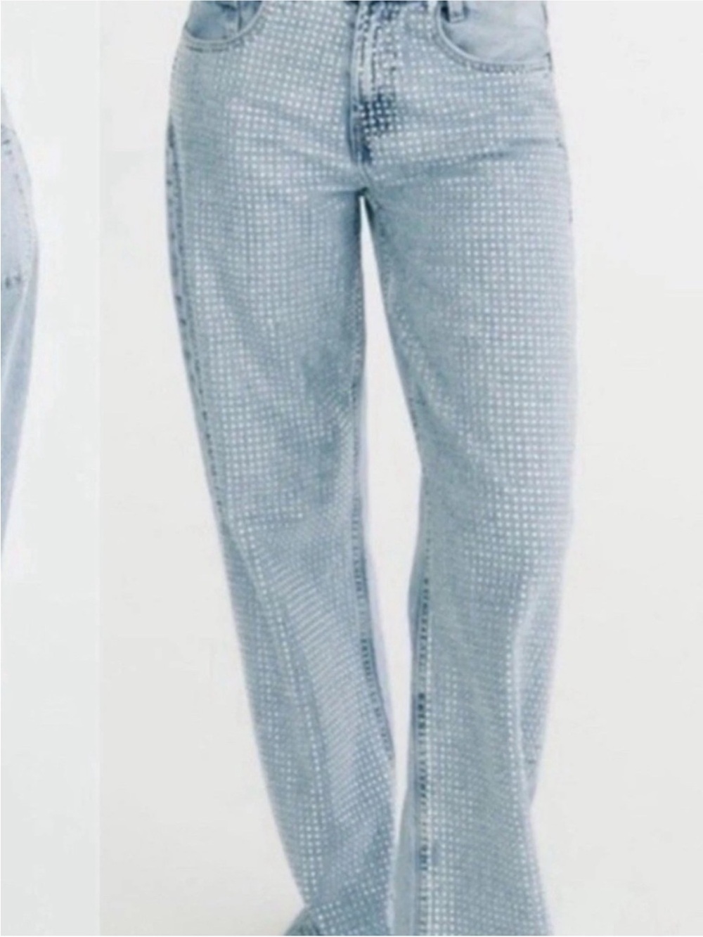 Zara Rhinestone Embellished Denim - Picture 2 of 3
